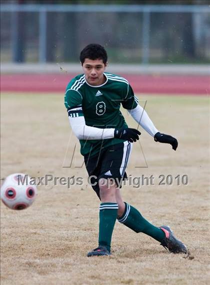 Thumbnail 2 in Mayde Creek vs Jersey Village (Pearland ISD Soccer Shootout) photogallery.