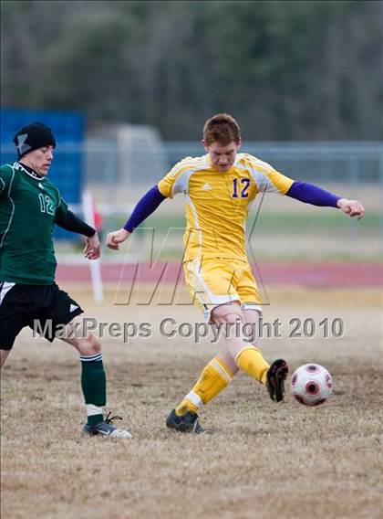 Thumbnail 3 in Mayde Creek vs Jersey Village (Pearland ISD Soccer Shootout) photogallery.