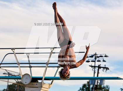Thumbnail 3 in AIA Division I,III Diving Finals photogallery.