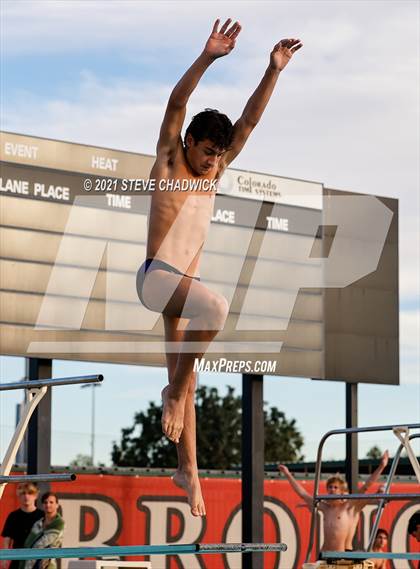 Thumbnail 2 in AIA Division I,III Diving Finals photogallery.