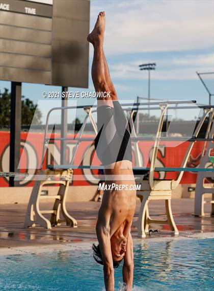 Thumbnail 2 in AIA Division I,III Diving Finals photogallery.