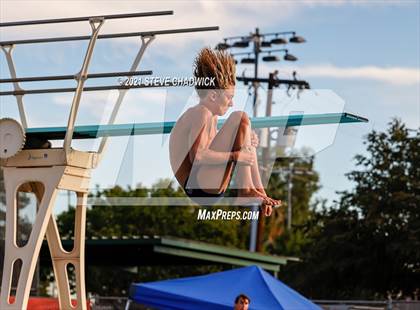 Thumbnail 3 in AIA Division I,III Diving Finals photogallery.