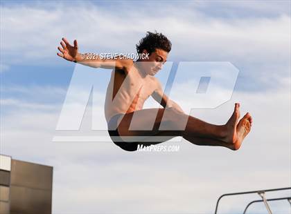Thumbnail 2 in AIA Division I,III Diving Finals photogallery.