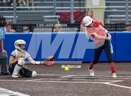 Thumbnail 3 in Trenton @ Muenster (UIL 2A Softball Region 2 Regional Semifinal) photogallery.
