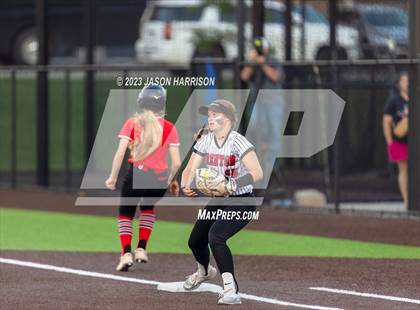Thumbnail 2 in Trenton @ Muenster (UIL 2A Softball Region 2 Regional Semifinal) photogallery.