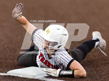Thumbnail 2 in Trenton @ Muenster (UIL 2A Softball Region 2 Regional Semifinal) photogallery.