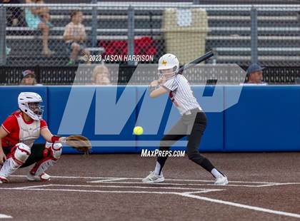 Thumbnail 2 in Trenton @ Muenster (UIL 2A Softball Region 2 Regional Semifinal) photogallery.