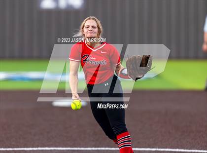 Thumbnail 1 in Trenton @ Muenster (UIL 2A Softball Region 2 Regional Semifinal) photogallery.