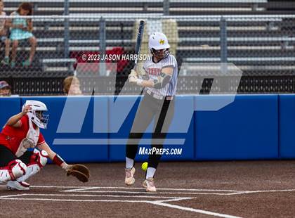 Thumbnail 2 in Trenton @ Muenster (UIL 2A Softball Region 2 Regional Semifinal) photogallery.