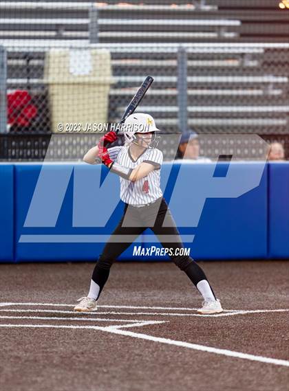 Thumbnail 2 in Trenton @ Muenster (UIL 2A Softball Region 2 Regional Semifinal) photogallery.