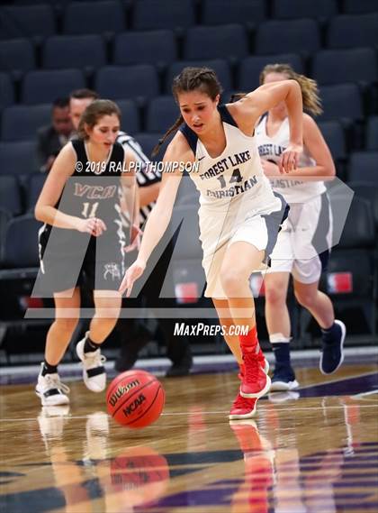 Thumbnail 3 in Forest Lake Christian vs. Valley Christian (CIF SJS D 6 Final) photogallery.