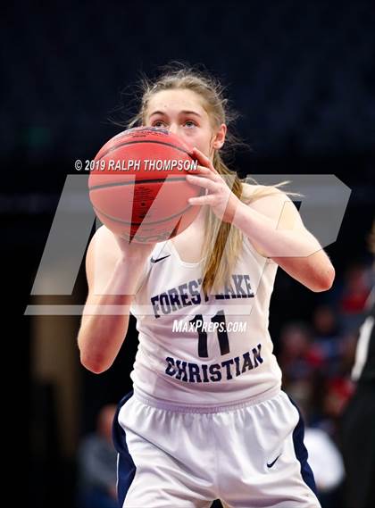 Thumbnail 2 in Forest Lake Christian vs. Valley Christian (CIF SJS D 6 Final) photogallery.