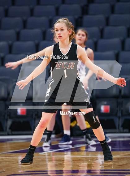 Thumbnail 3 in Forest Lake Christian vs. Valley Christian (CIF SJS D 6 Final) photogallery.