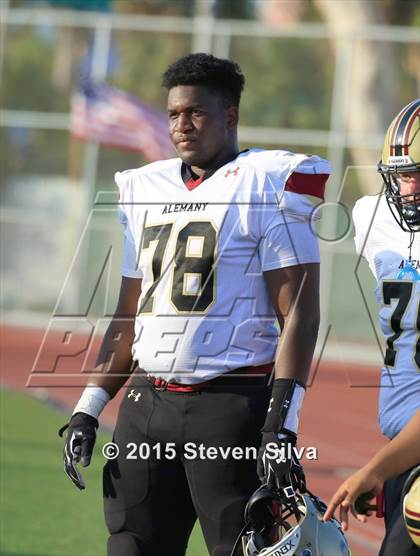 Thumbnail 2 in Colony vs. Alemany (2015 SoCal Honor Bowl) photogallery.