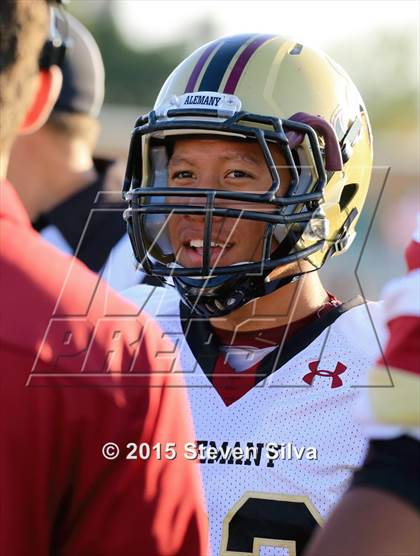 Thumbnail 2 in Colony vs. Alemany (2015 SoCal Honor Bowl) photogallery.