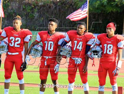 Thumbnail 2 in Colony vs. Alemany (2015 SoCal Honor Bowl) photogallery.