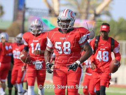 Thumbnail 2 in Colony vs. Alemany (2015 SoCal Honor Bowl) photogallery.