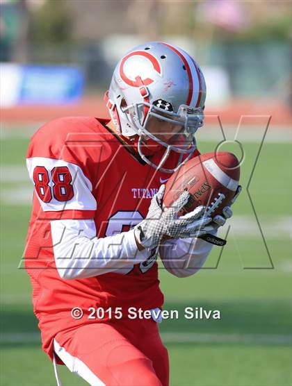 Thumbnail 3 in Colony vs. Alemany (2015 SoCal Honor Bowl) photogallery.