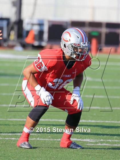 Thumbnail 1 in Colony vs. Alemany (2015 SoCal Honor Bowl) photogallery.