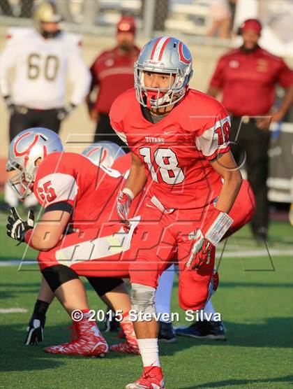 Thumbnail 2 in Colony vs. Alemany (2015 SoCal Honor Bowl) photogallery.
