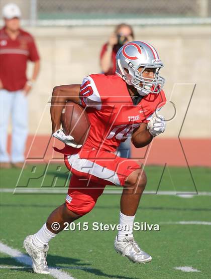 Thumbnail 2 in Colony vs. Alemany (2015 SoCal Honor Bowl) photogallery.
