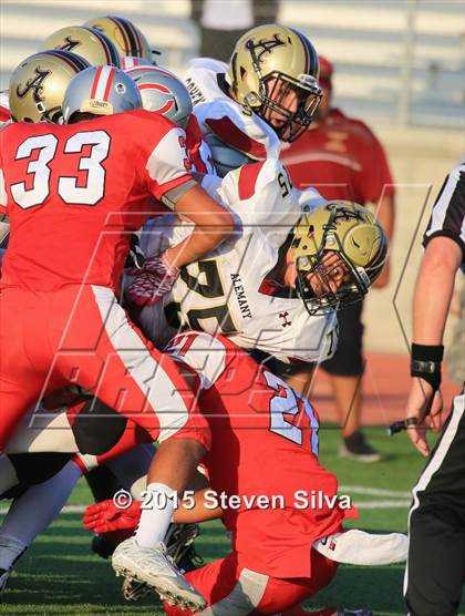 Thumbnail 2 in Colony vs. Alemany (2015 SoCal Honor Bowl) photogallery.