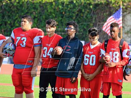 Thumbnail 1 in Colony vs. Alemany (2015 SoCal Honor Bowl) photogallery.