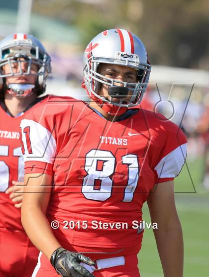 Thumbnail 3 in Colony vs. Alemany (2015 SoCal Honor Bowl) photogallery.