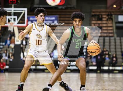 Thumbnail 2 in St. Joseph vs. Clovis West (CIF CS D1 Championship) photogallery.