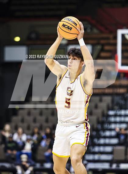 Thumbnail 3 in St. Joseph vs. Clovis West (CIF CS D1 Championship) photogallery.