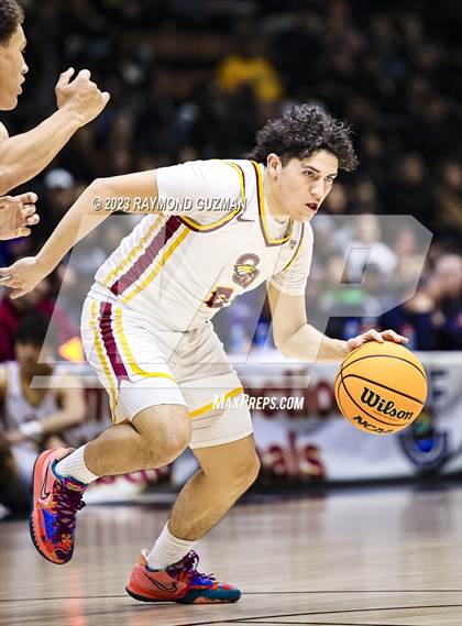 Thumbnail 1 in St. Joseph vs. Clovis West (CIF CS D1 Championship) photogallery.