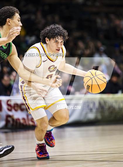 Thumbnail 2 in St. Joseph vs. Clovis West (CIF CS D1 Championship) photogallery.