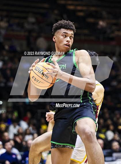 Thumbnail 2 in St. Joseph vs. Clovis West (CIF CS D1 Championship) photogallery.