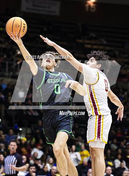 Thumbnail 2 in St. Joseph vs. Clovis West (CIF CS D1 Championship) photogallery.