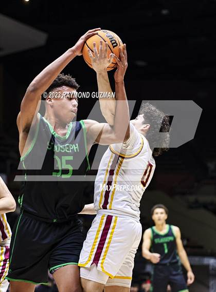 Thumbnail 2 in St. Joseph vs. Clovis West (CIF CS D1 Championship) photogallery.