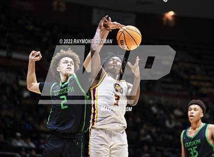 Thumbnail 2 in St. Joseph vs. Clovis West (CIF CS D1 Championship) photogallery.