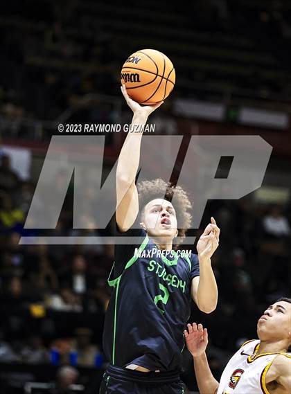 Thumbnail 1 in St. Joseph vs. Clovis West (CIF CS D1 Championship) photogallery.