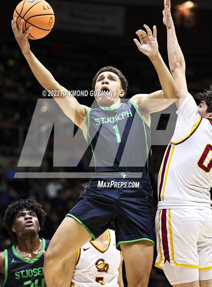 Thumbnail 2 in St. Joseph vs. Clovis West (CIF CS D1 Championship) photogallery.