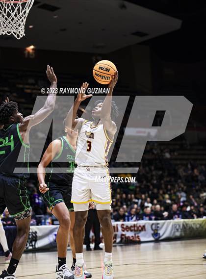 Thumbnail 2 in St. Joseph vs. Clovis West (CIF CS D1 Championship) photogallery.