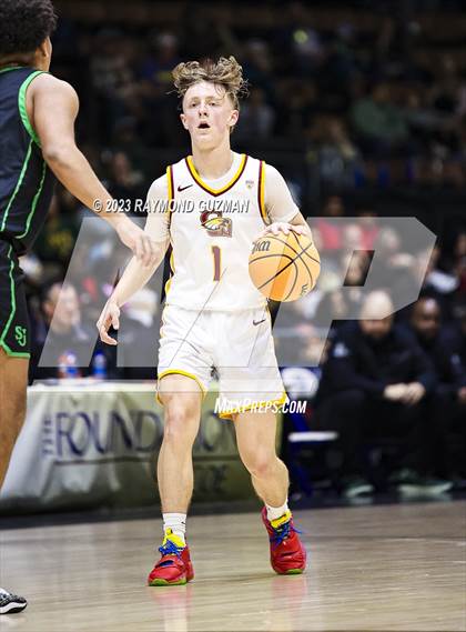 Thumbnail 1 in St. Joseph vs. Clovis West (CIF CS D1 Championship) photogallery.