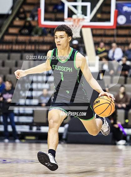 Thumbnail 3 in St. Joseph vs. Clovis West (CIF CS D1 Championship) photogallery.
