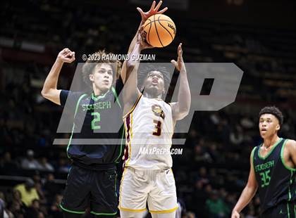 Thumbnail 1 in St. Joseph vs. Clovis West (CIF CS D1 Championship) photogallery.