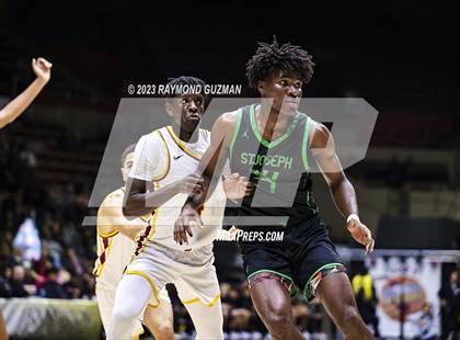 Thumbnail 2 in St. Joseph vs. Clovis West (CIF CS D1 Championship) photogallery.