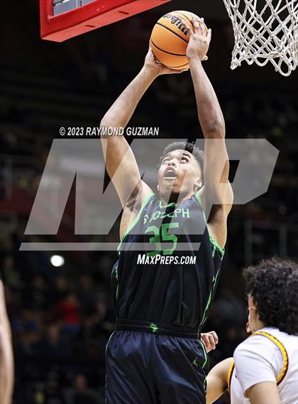Thumbnail 2 in St. Joseph vs. Clovis West (CIF CS D1 Championship) photogallery.