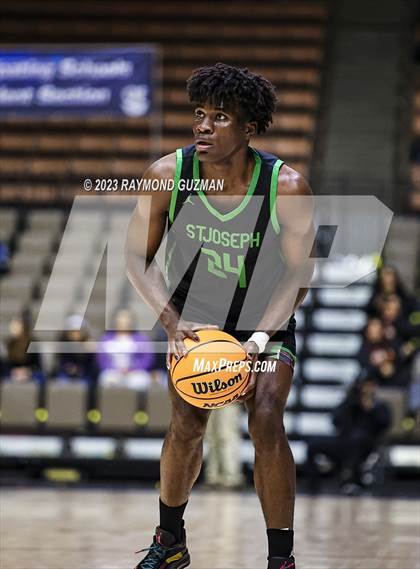 Thumbnail 2 in St. Joseph vs. Clovis West (CIF CS D1 Championship) photogallery.