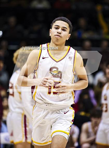 Thumbnail 3 in St. Joseph vs. Clovis West (CIF CS D1 Championship) photogallery.