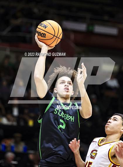 Thumbnail 3 in St. Joseph vs. Clovis West (CIF CS D1 Championship) photogallery.