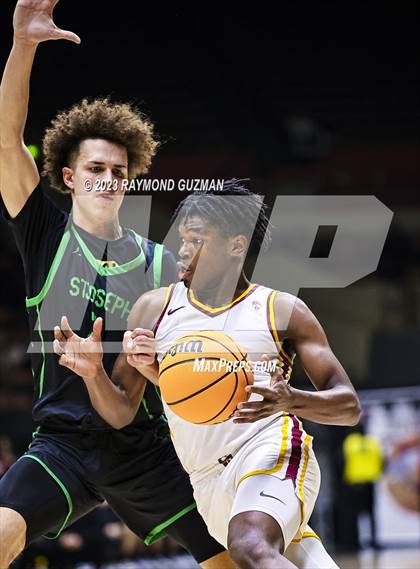 Thumbnail 3 in St. Joseph vs. Clovis West (CIF CS D1 Championship) photogallery.