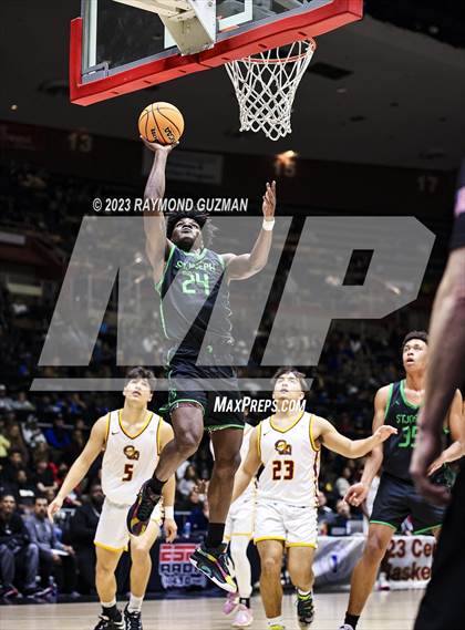 Thumbnail 3 in St. Joseph vs. Clovis West (CIF CS D1 Championship) photogallery.