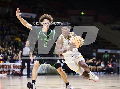 Thumbnail 1 in St. Joseph vs. Clovis West (CIF CS D1 Championship) photogallery.